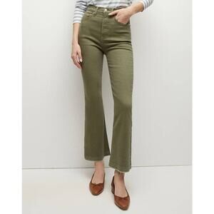 Veronica Beard  Carson Ankle Flare Jean in Army 27
